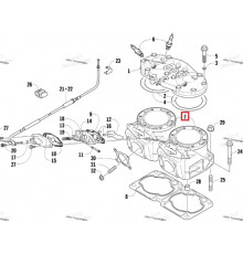 SM-09617 SPI Цилиндр Двигателя Для Arctic Cat 800 3007-849