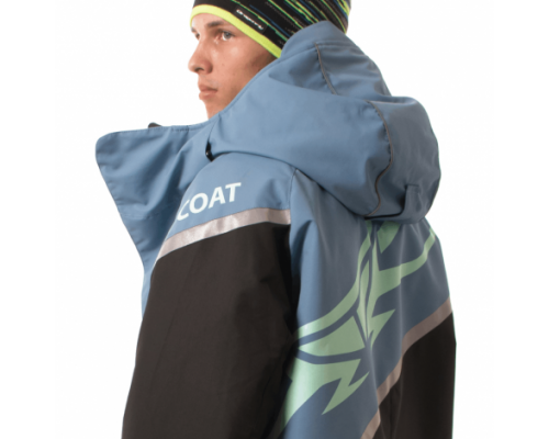 Пальто DRAGONFLY RACE COAT с утеплителем Smoke Blue 840200-23-823 