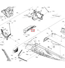 518332716 Пластина Переднего Модуля Рамы Для Ski Doo