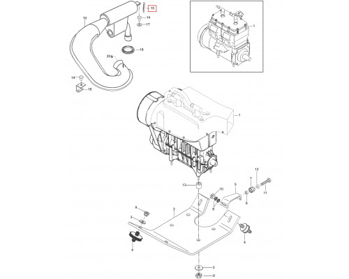 420938796 Пружина Крепления Выхлопной Системы Для Ski Doo Skandic 420938795