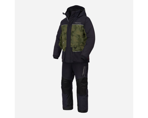 Костюм снегоходный курка+штаны Finntrail Nordy CamoShadowGreen зеленый камуфляж  3757, размер XXL