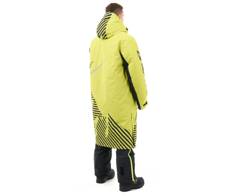 Плащ зимний RACE COAT Man Lime - Black размер L 840200-25-530