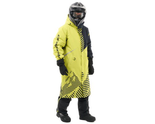 Плащ зимний RACE COAT Man Lime - Black размер L 840200-25-530