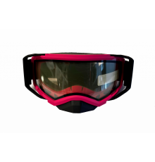 Очки с двойной линзой RSX Blizzard Winter, прозрачная линза, цвет оправы розовый-черный K1-00005138