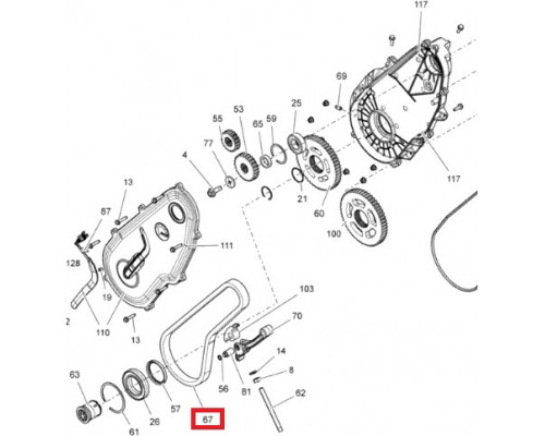 SU-313110 SPI Цепь 110 Звеньев Для Ski Doo 504153266