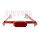 VOEVODA Бампер Задний Усиленный Под Фаркоп Для YAMAHA NYTRO 8GL-77541-00-00, 8GL-77541-01-00, 8HR-77541-00-00 (Черный)