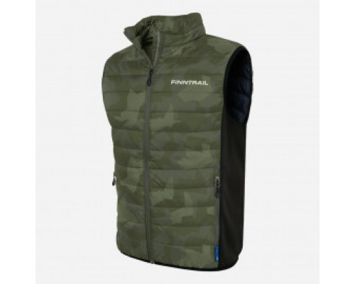 Терможилет Finntrail Master Vest, цвет зеленый камуфляж, 1506, размер XXL