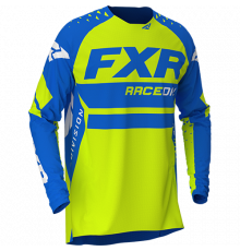 Джерси FXR REVO MX JERSEY Blue/Hi Vis/White 203305-4065 