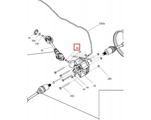 250001044 Болт Для BRP Can Am 250000615, 250000247, 705400034, 250000060