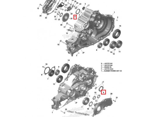 420230137 Сальник КПП Для BRP Can Am