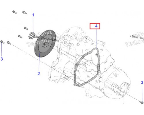 5813941 Прокладка КПП Для Polaris 5813465