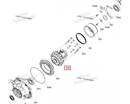 705402789 Дифференциал Передний Для BRP Can Am Renegade, Outlander