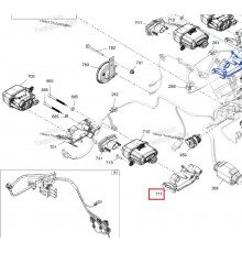 710008394 Кронштейн Фары Дальнего Света Для BRP Can Am Outlander, Renegade