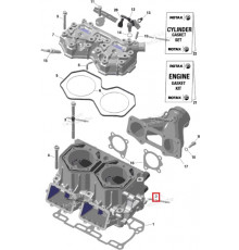420413575 Блок Цилиндров Для Ski Doo ROTAX 850 E-TEC 420413545, 420413304