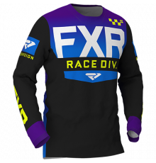 Джерси FXR HELIUM MX JERSEY Black/Purple/Blue Fade 203309-1080 