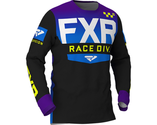 Джерси FXR HELIUM MX JERSEY Black/Purple/Blue Fade 203309-1080 