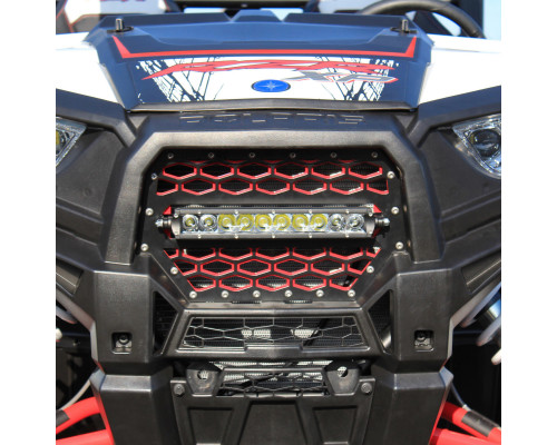 375894 Решетка радиатора RZR 900/1000 со светодиодной фарой 375894