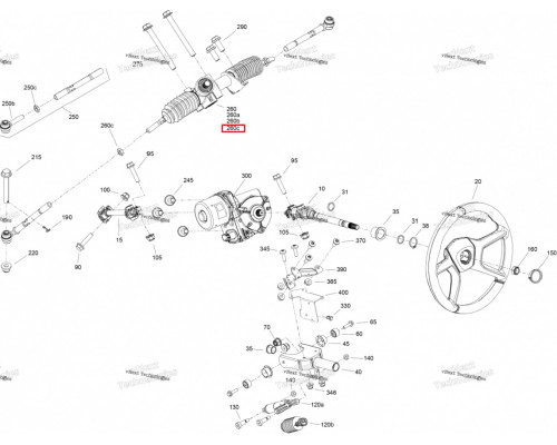 715900838 Тяга Рулевая Для BRP Can Am MAVERICK, Commander