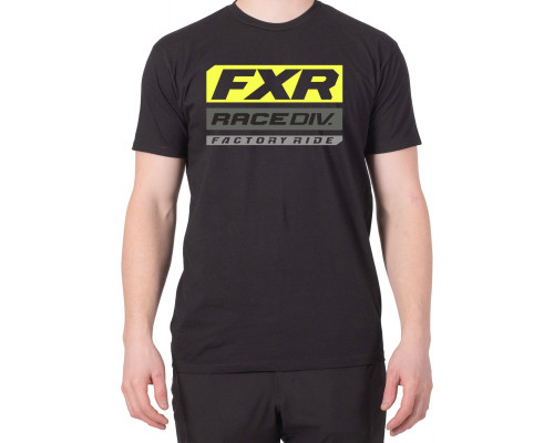 Футболка FXR Race Division Black/Hi Vis 201319-1065 