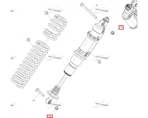 250001195 Гайка Для BRP Can Am 233221466