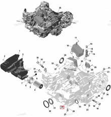 420630651 Кольцо Уплотнительное Сливной Пробки КПП Для BRP Can Am Maverick R