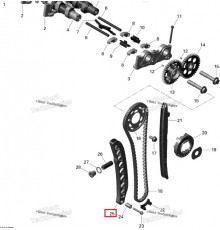 420936490 Натяжитель Цепи ГРМ Для Ski Doo 1200
