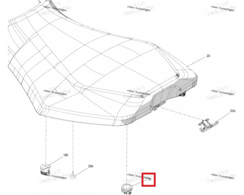 708003609 Втулка Сиденья Для BRP Can Am OUTLANDER, RENEGADE