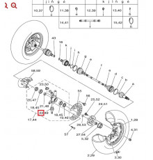 MP-42-1009 MAX POWER Шаровая Опора Рычага Верхняя, Нижняя Для CF, Yamaha 37S-23549-01-00, 37S-23549-00-00, 5FU-F3549-00-00, Honda 51355-HN0-A01