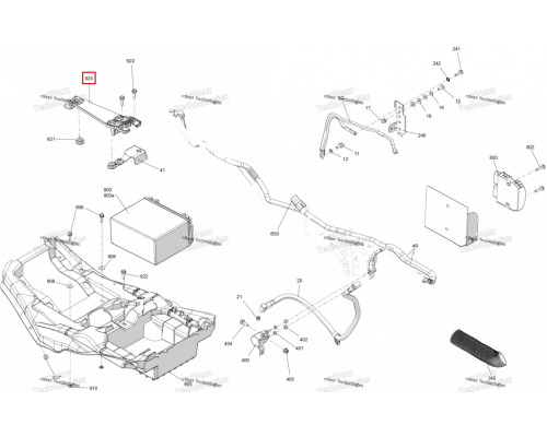 710009129 Кронштейн Аккумулятора Для BRP Can Am Outlander G2