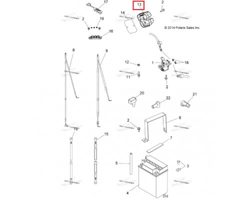 4015229 Реле Регулятор Напряжения Для Polaris ACE 4014029