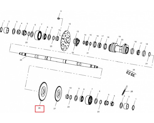 3221139 Звезда Центральная Для Polaris 6X6 1520311, 3221120