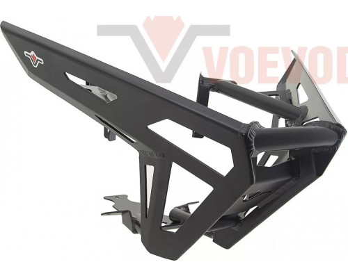 VOEVODA Бампер Передний PRO Усиленный Для Arctic Cat M8000 EVO ALPHA ONE (Платформа HardCore 2017-*) 3707-309, 3707-308, 3707-310, 3707-311 (Черный Матовый)