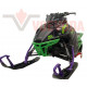 VOEVODA Бампер Передний PRO Усиленный Для Arctic Cat M8000 EVO ALPHA ONE (Платформа HardCore 2017-*) 3707-309, 3707-308, 3707-310, 3707-311 (Черный Матовый)
