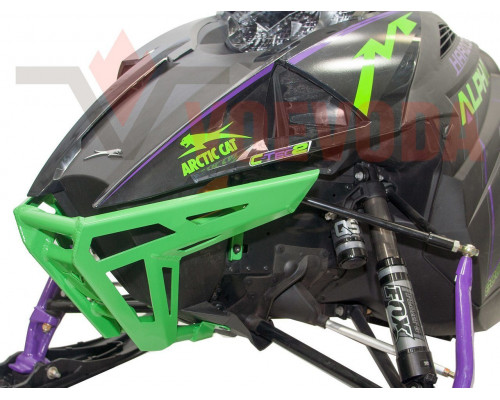 VOEVODA Бампер Передний PRO Усиленный Для Arctic Cat M8000 EVO ALPHA ONE (Платформа HardCore 2017-*) 3707-309, 3707-308, 3707-310, 3707-311 (Черный Матовый)