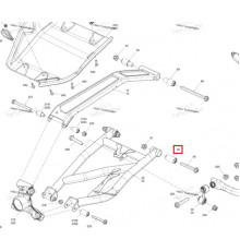 706004828 Сайлентблок Рычага Для BRP Can Am Commander, Maverick