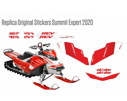 Реплика оригинальных наклеек Summit Expert 2020