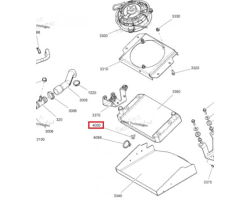 UP-12446 SPI Клипса Пластиковая Для Ski Doo 293730018, 293730040