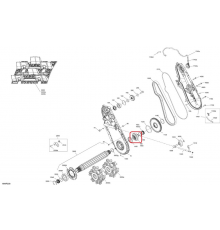 504154893 Адаптер КПП для снегоходов Ski-Doo 504154893