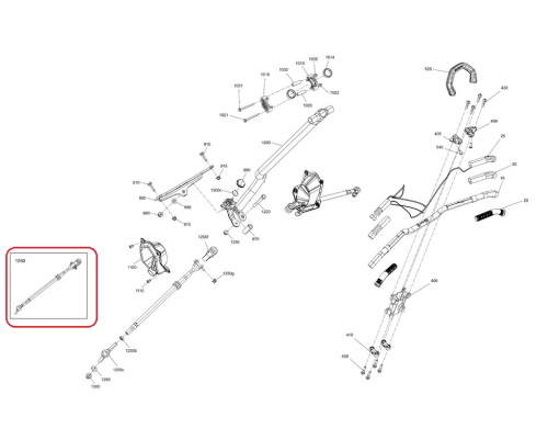 506153370 Тяга рулевая для снегоходов Ski-Doo SUMMIT G5 506153370