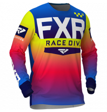Джерси FXR HELIUM MX JERSEY Coral/Blue Fade/Hi-vis 203309-9340 