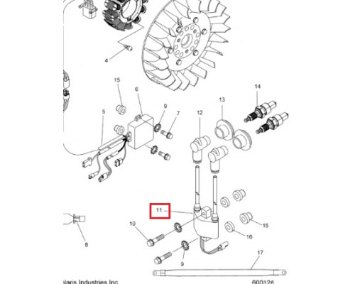 SM-01112 SPI Катушка Зажигания Для Polaris 3087191, 3087214, 3087216, 3089478, 3090363, 3090414