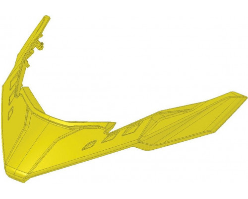 517306375 Основание Низкого Ветрового Стекла Желтое Для Ski Doo Gen4 517306380, 517307203, 517305749
