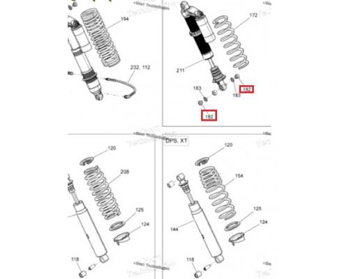 715500361 Втулка Амортизатора Для BRP Can Am