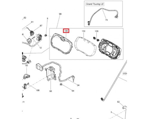 415129370 Окантовка Панели Приборов Для Ski Doo