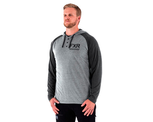 Толстовка FXR Victory Lite Tech PO Grey Hthr/Char Heather 202017-0706 