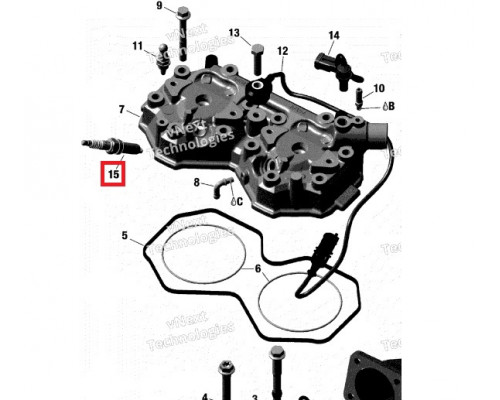 415130154 Свеча Зажигания NGK 93819 ILKR8Q7 Для Ski Doo 850 Gen4