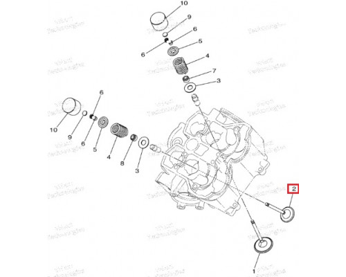 AU-09219E SPI Выпускной Клапан Двигателя Для Yamaha 700 2MB-E2121-00-00