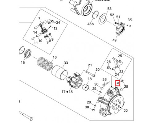 417005600 Шайба Вариатора Для Ski Doo