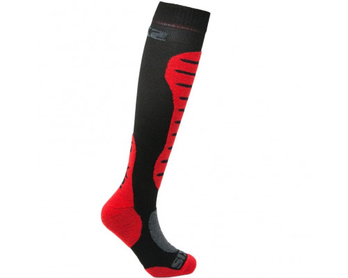 Термоноски SIXS MOT S MERINOS Wool Red/Black  (44-47)