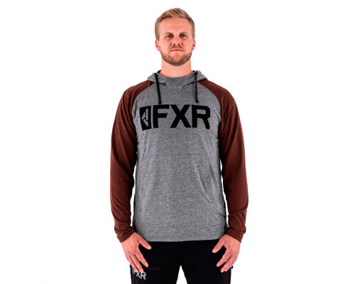 Толстовка FXR Trainer Lite Tech PO Grey Hthr/Rust Heather 202018-0737 